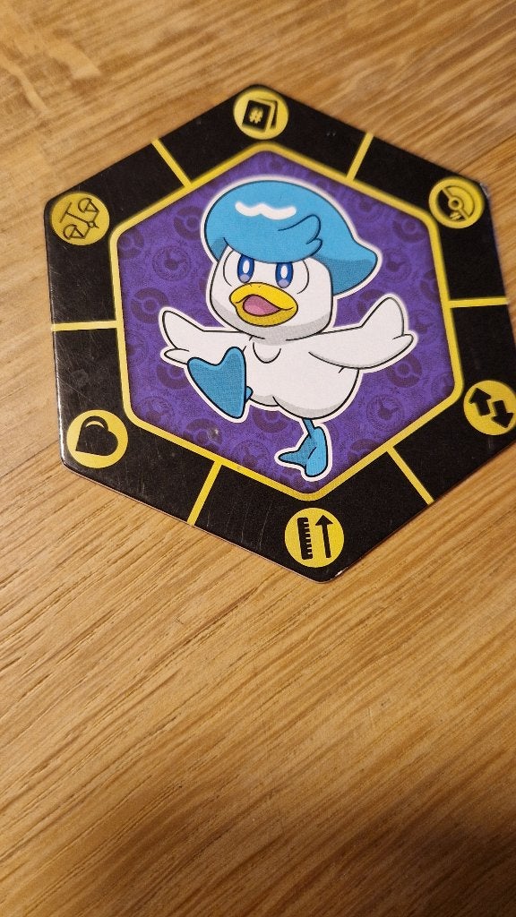 pokémon kaartje Quaxly opbrengst Slava Oekraïne Foundation, Ophalen of Verzenden, Zo goed als nieuw, Losse kaart