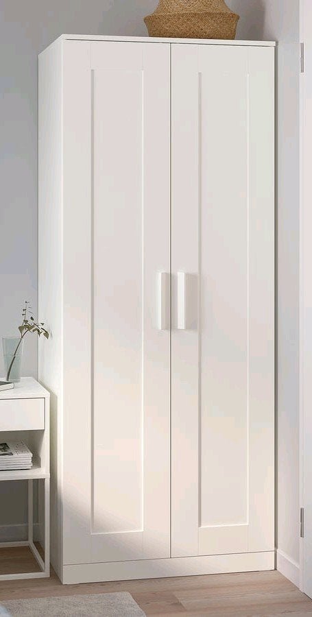 IKEA BRIMNES kledingkast met 2 deuren (gedemonteerd), Huis en Inrichting, Ophalen, Met deur(en), 50 tot 100 cm, Zo goed als nieuw
