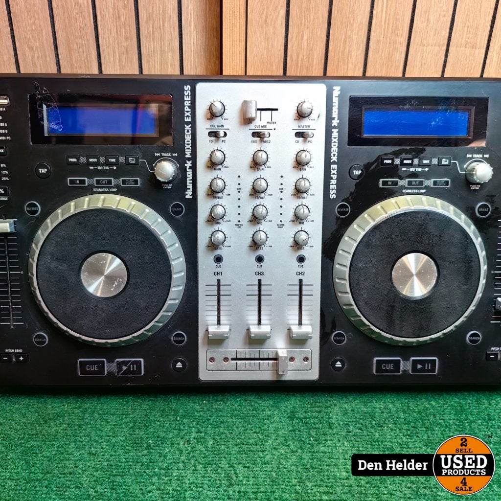 Numark Mixdeck Express DJ Controller - In Nette Staat, Numark, Zo goed als nieuw, Support@numark.com, Numark Industries
200 Scenic View Drive
Cumberland, RI 02864-1813
USA