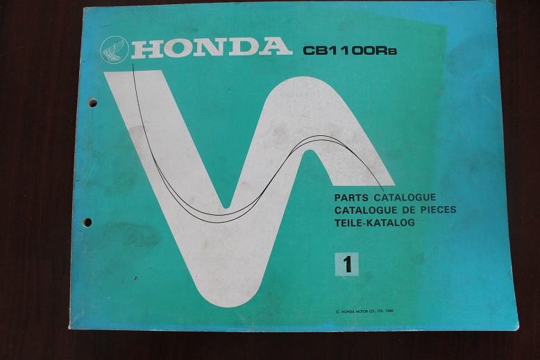 Honda CB1100Rb 1980 motorcycle parts catalogue CB1100 Rb, Motoren, Ophalen of Verzenden, Honda
