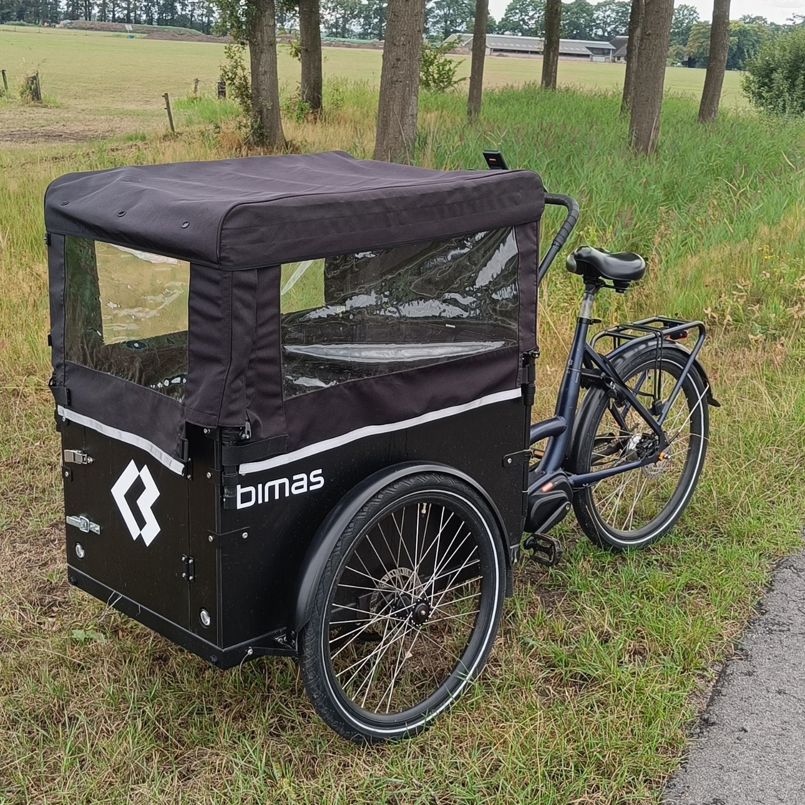 Bimas bakfiets, Overige merken, Ophalen of Verzenden, Zo goed als nieuw, 2 kinderen