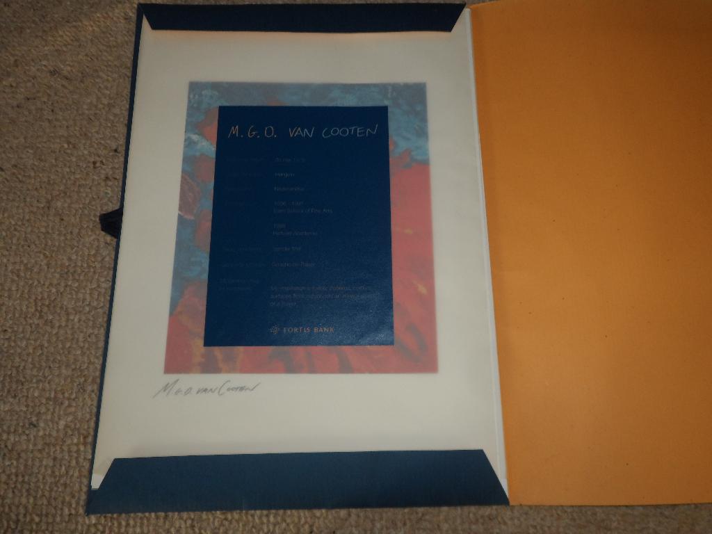 Portfolio met werk van m. G. D. Van cooten ….., Ophalen of Verzenden