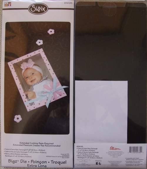 Sizzix bigz xl , frame & frame back rectangle., Hobby en Vrije tijd, Kaarten | Zelf maken, Ophalen of Verzenden, Nieuw, Overige thema's