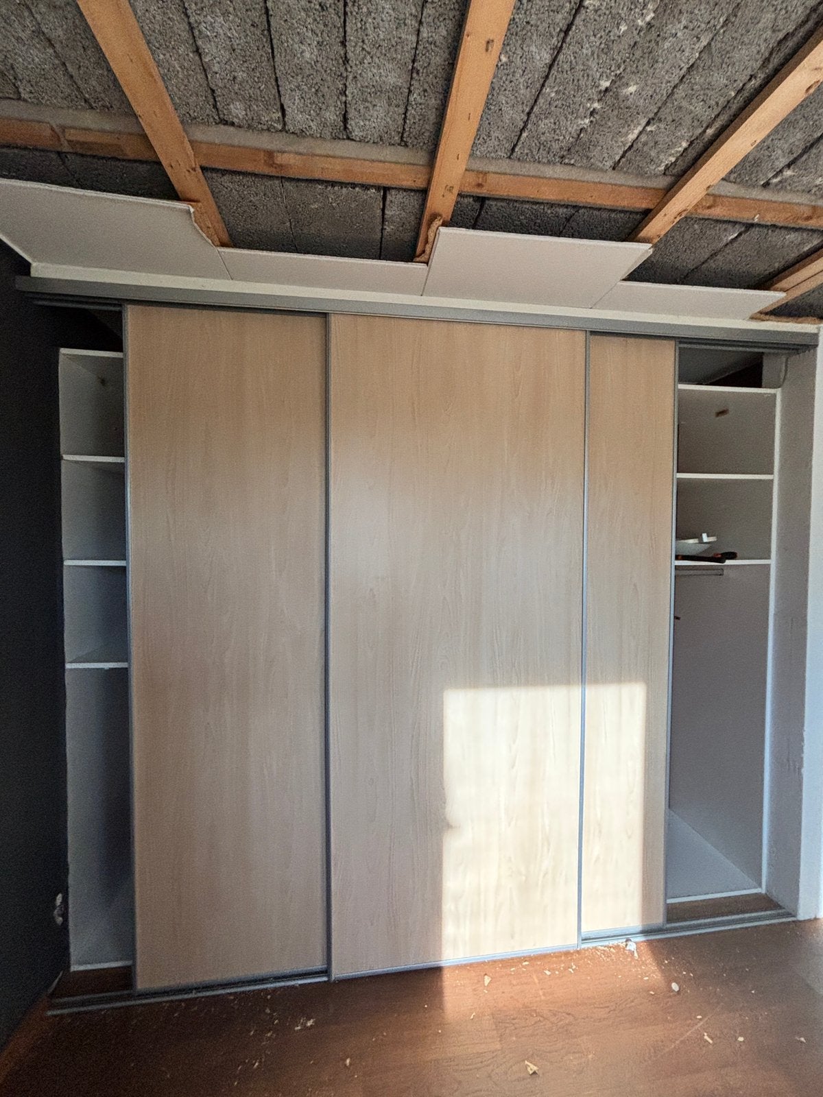 Schuifdeuren voor inbouw kleding kast, Ophalen, Gebruikt, 50 tot 100 cm, 150 tot 200 cm