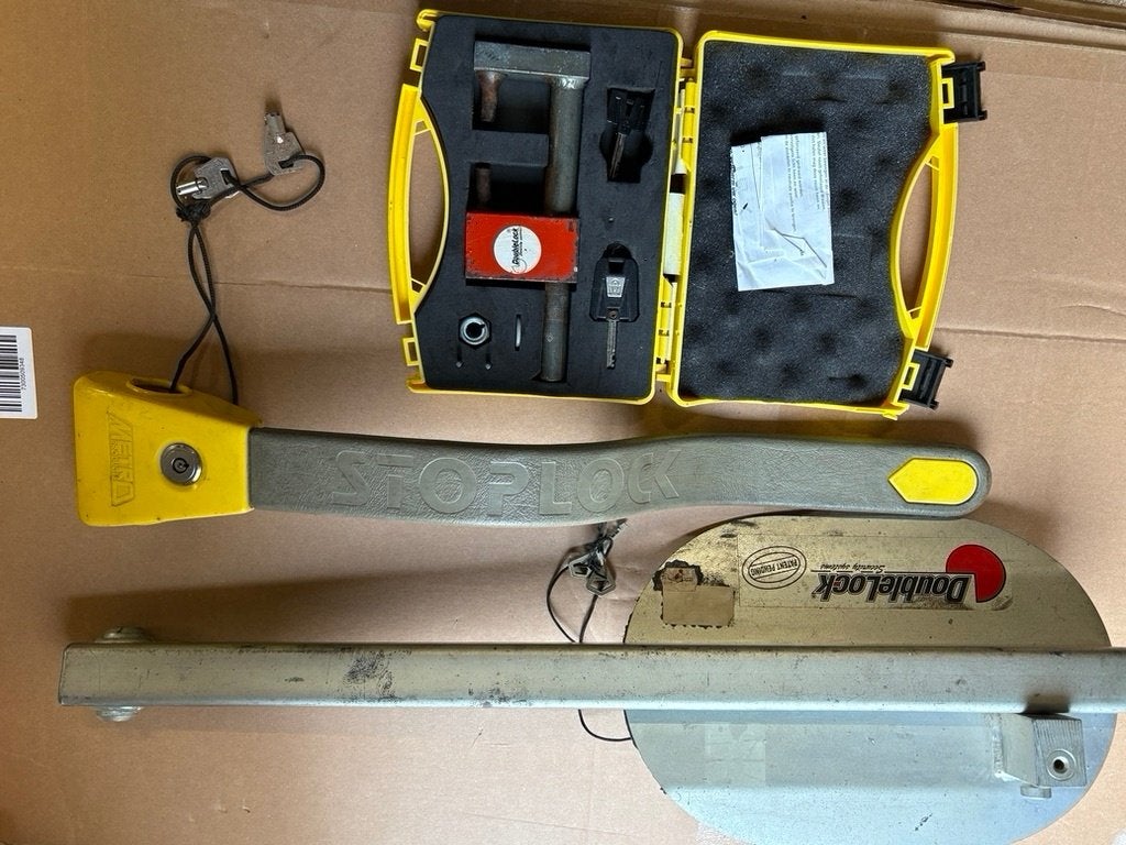 Stoplock stuurslot en DoubleLock Compact disselslot, Auto diversen, Ophalen, Gebruikt