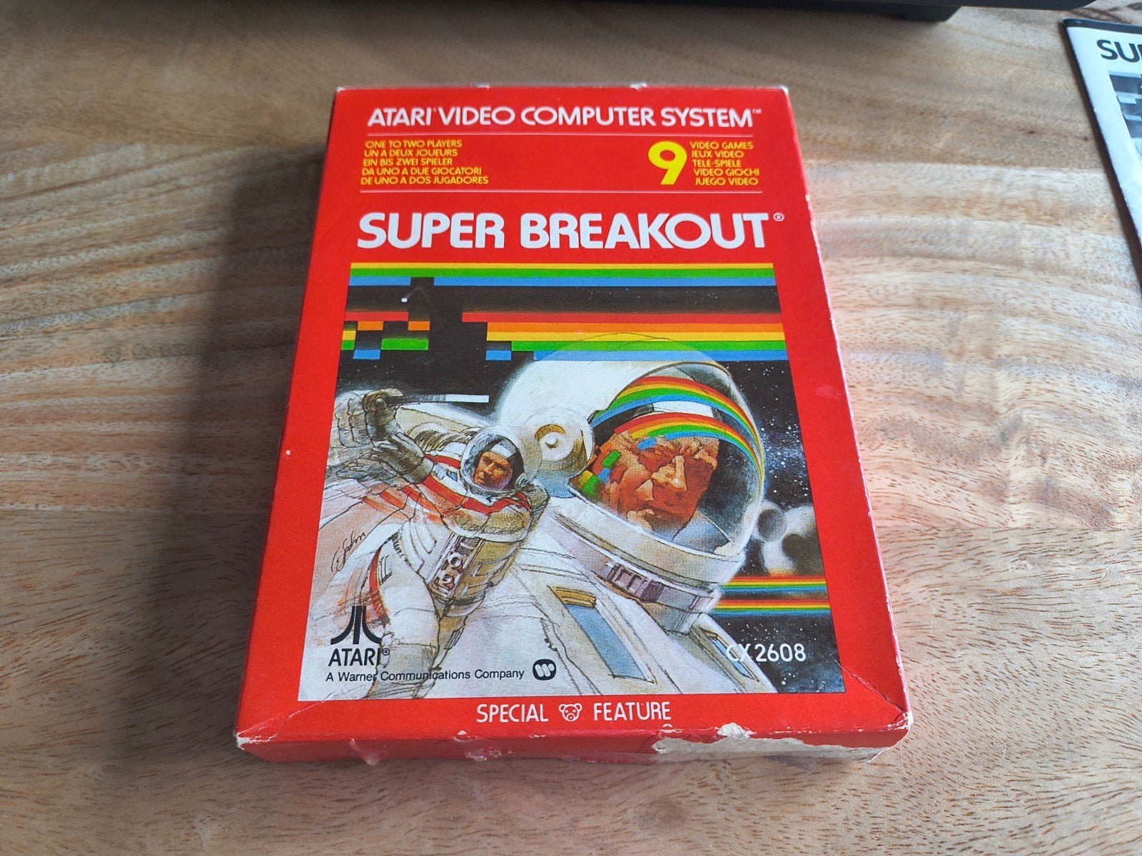 Super Breakout voor de Atari 2600, Spelcomputers en Games, Gebruikt, 1 speler, Racen en Vliegen, Ophalen of Verzenden