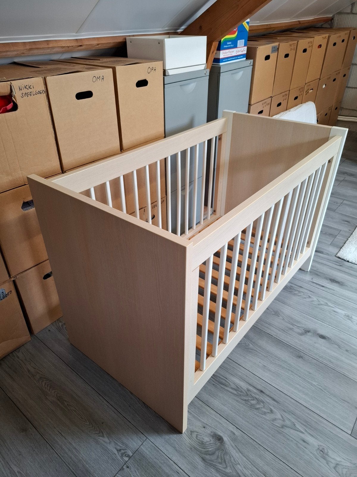Net babybedje/ledikantje inclusief lattenbodem, Gebruikt, Minder dan 140 cm, Minder dan 70 cm, Ophalen