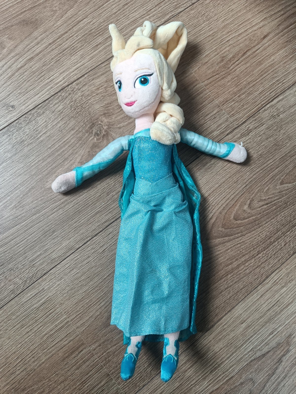 Elsa knuffelpop uit Frozen - Disney, Disney, Disney, Overige typen, Blauw