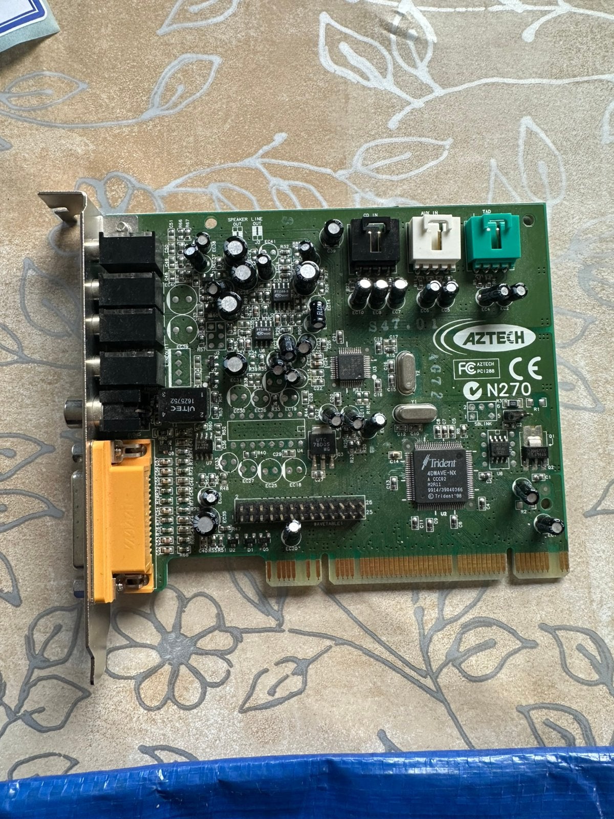 Aztech N270 Trident 4DWave-NX PCI Geluidskaart, Ongetest, Computers en Software, Ophalen of Verzenden