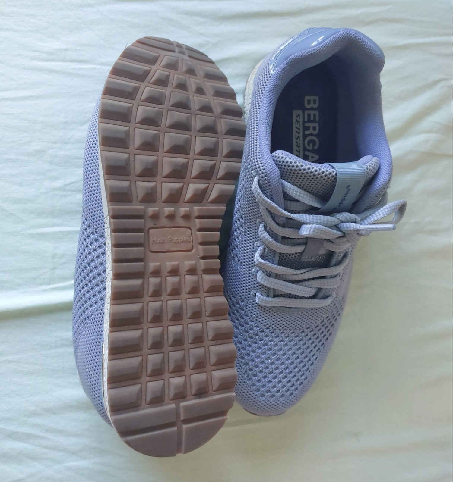 Sneakers Hush Puppies licht blauw/paars maat 37, Ophalen of Verzenden, Zo goed als nieuw, Blauw, Sneakers of Gympen