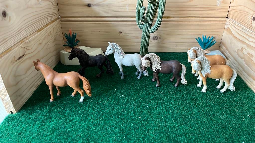 Schleich ijslanders, Ophalen of Verzenden, Zo goed als nieuw, Paard, Beeldje of Figuurtje