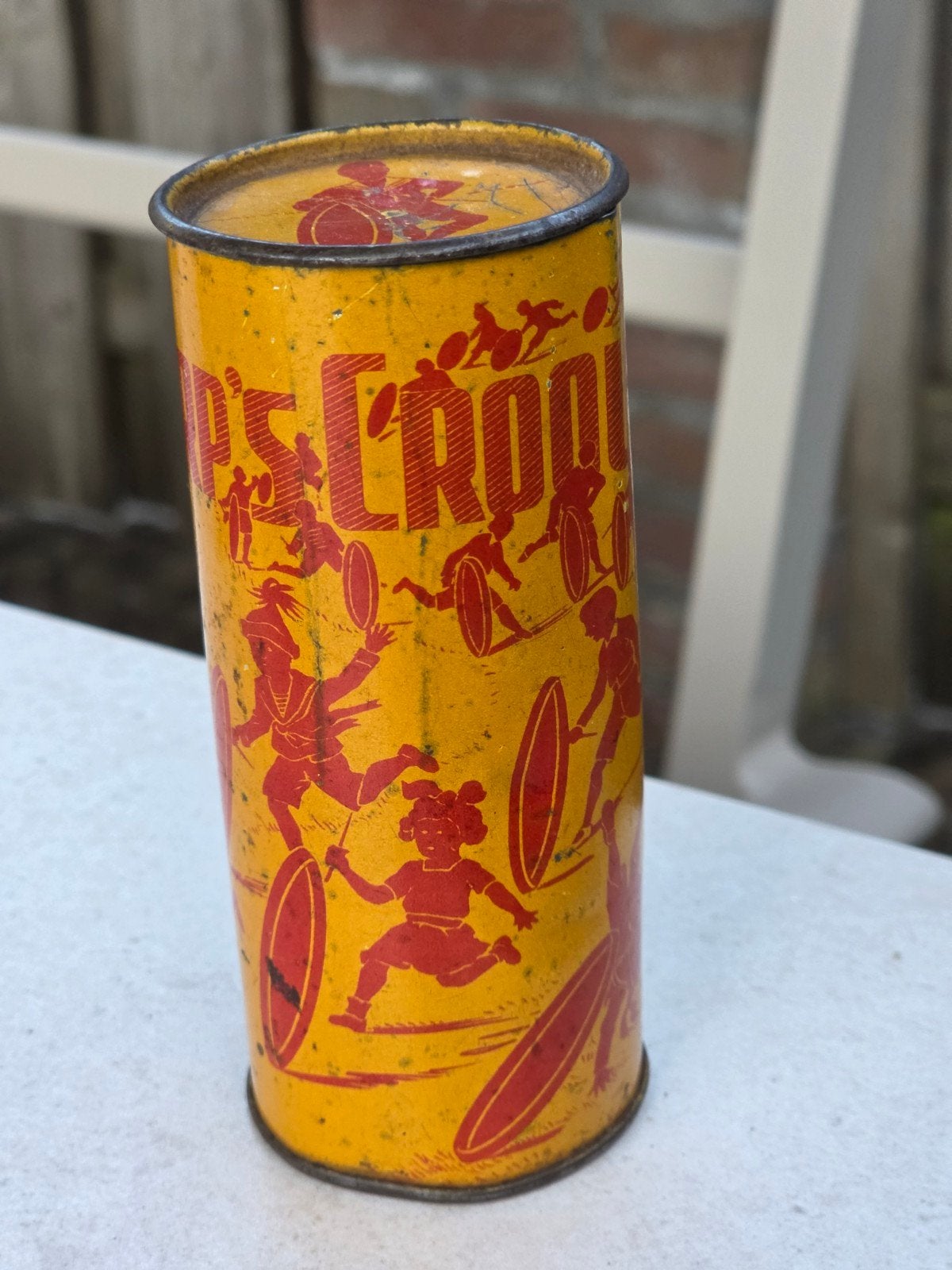 bensdorp chocolade croquetten blik Amsterdam, Ophalen of Verzenden, Gebruikt, Overige