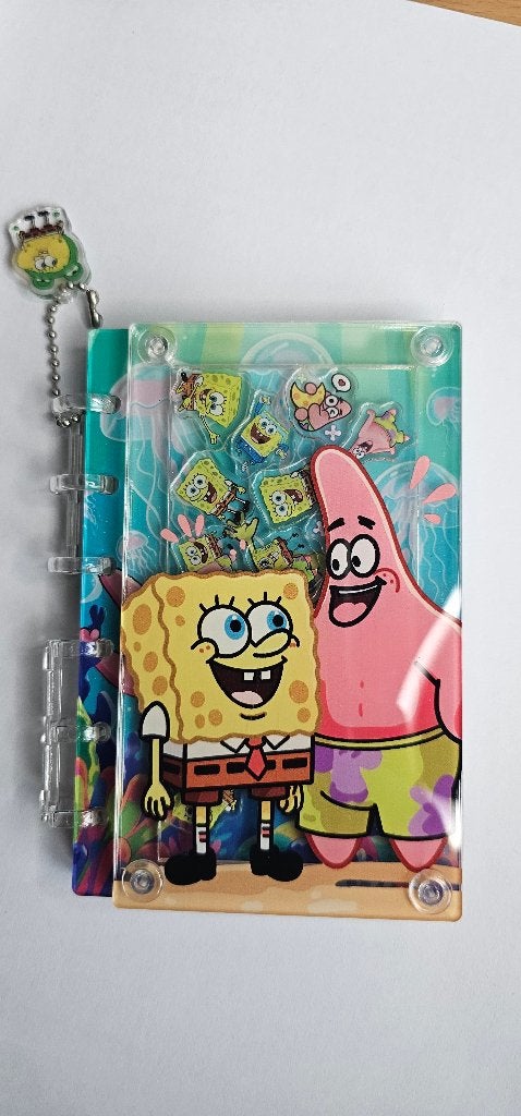 spongebob a7 acrylic shaker notebook, Diversen, Ophalen of Verzenden, Uitwisbaar, Nieuw, A7