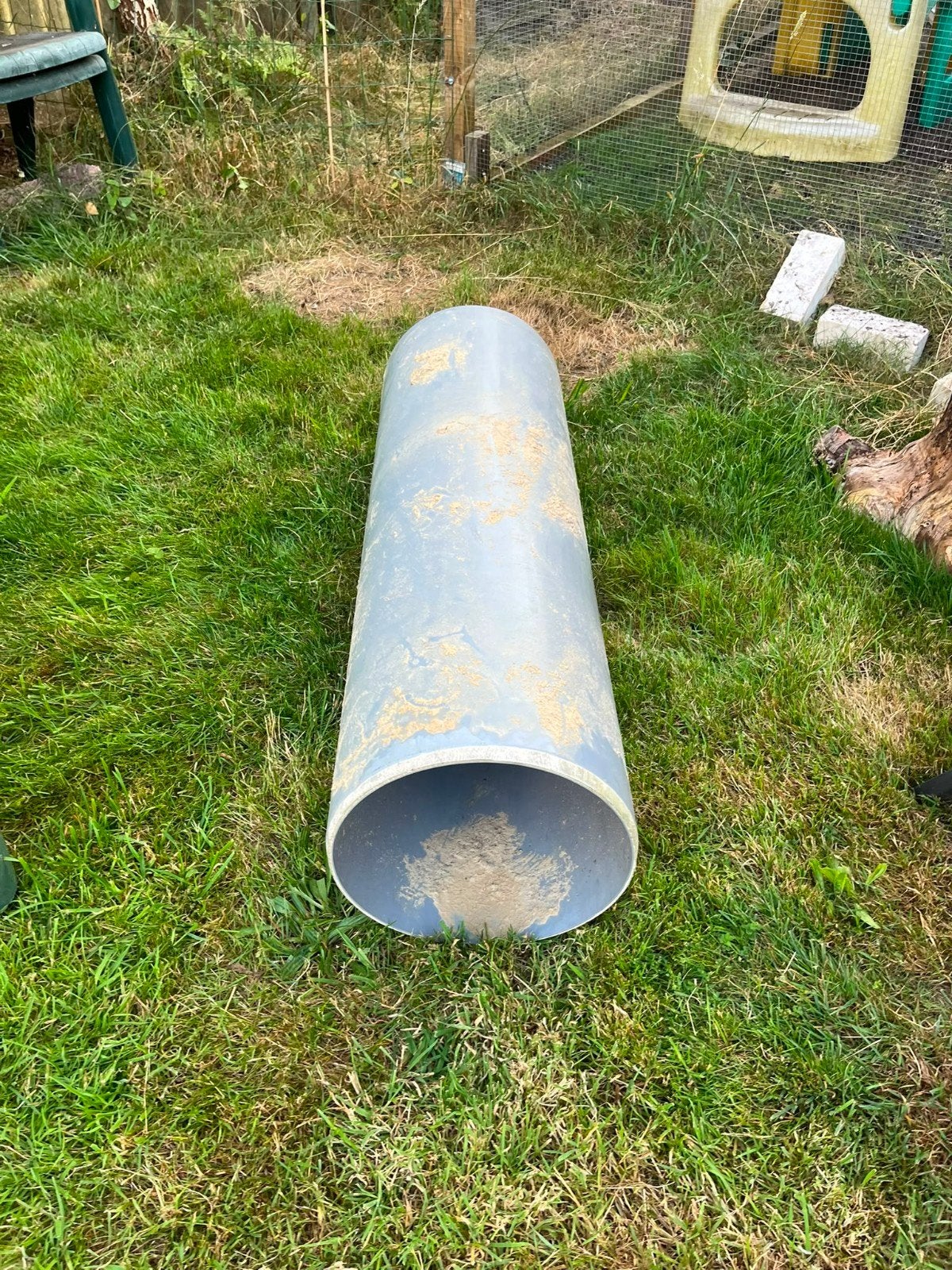 PVC buis 1 meter lang, 30,5 cm diameter, Doe-het-zelf en Verbouw, Buizen en Afvoer, Ophalen, Gebruikt, Pvc, Minder dan 2 meter