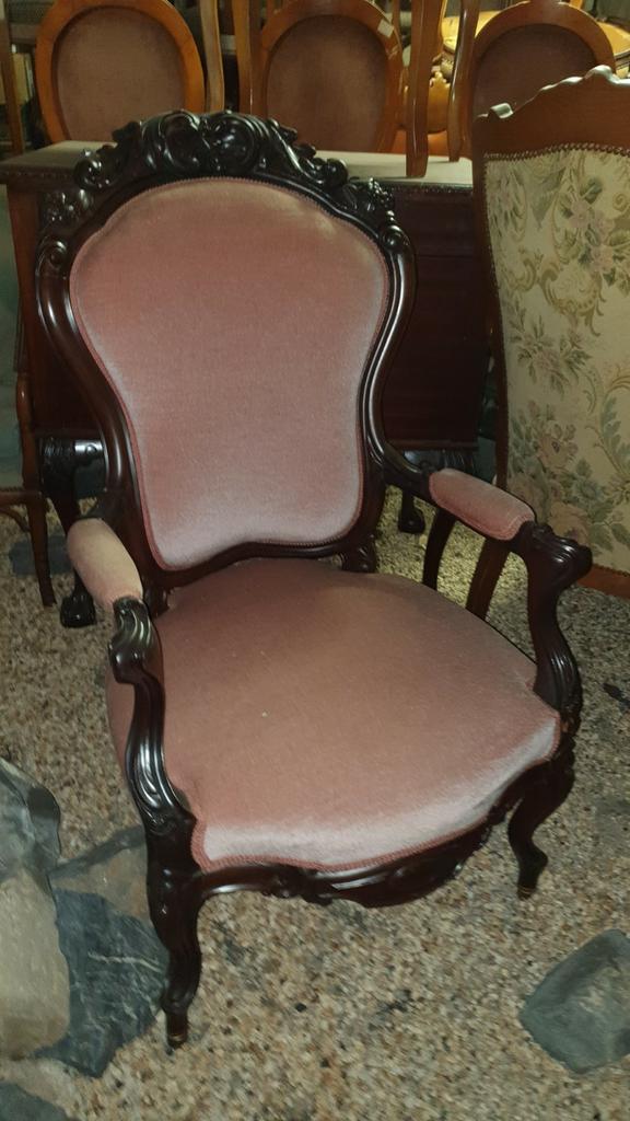 Barok fauteuil, Ophalen