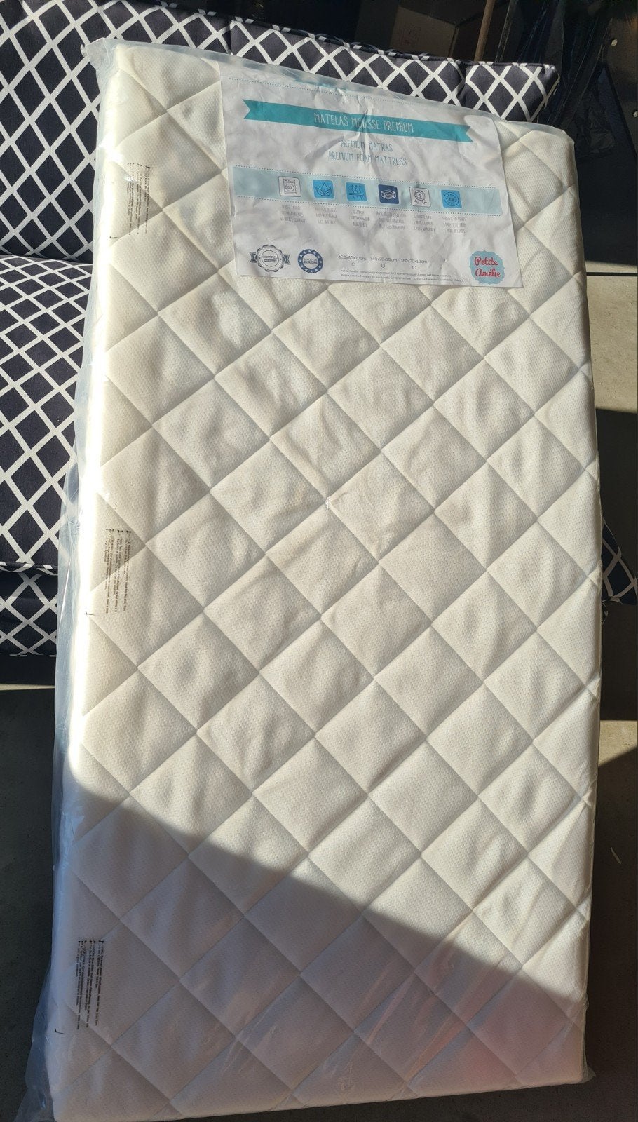 Nieuw Petit Amélie Premium Schuimmatras 140x70x10 cm, Huis en Inrichting, Ophalen, Nieuw, 190 cm of minder, Matras