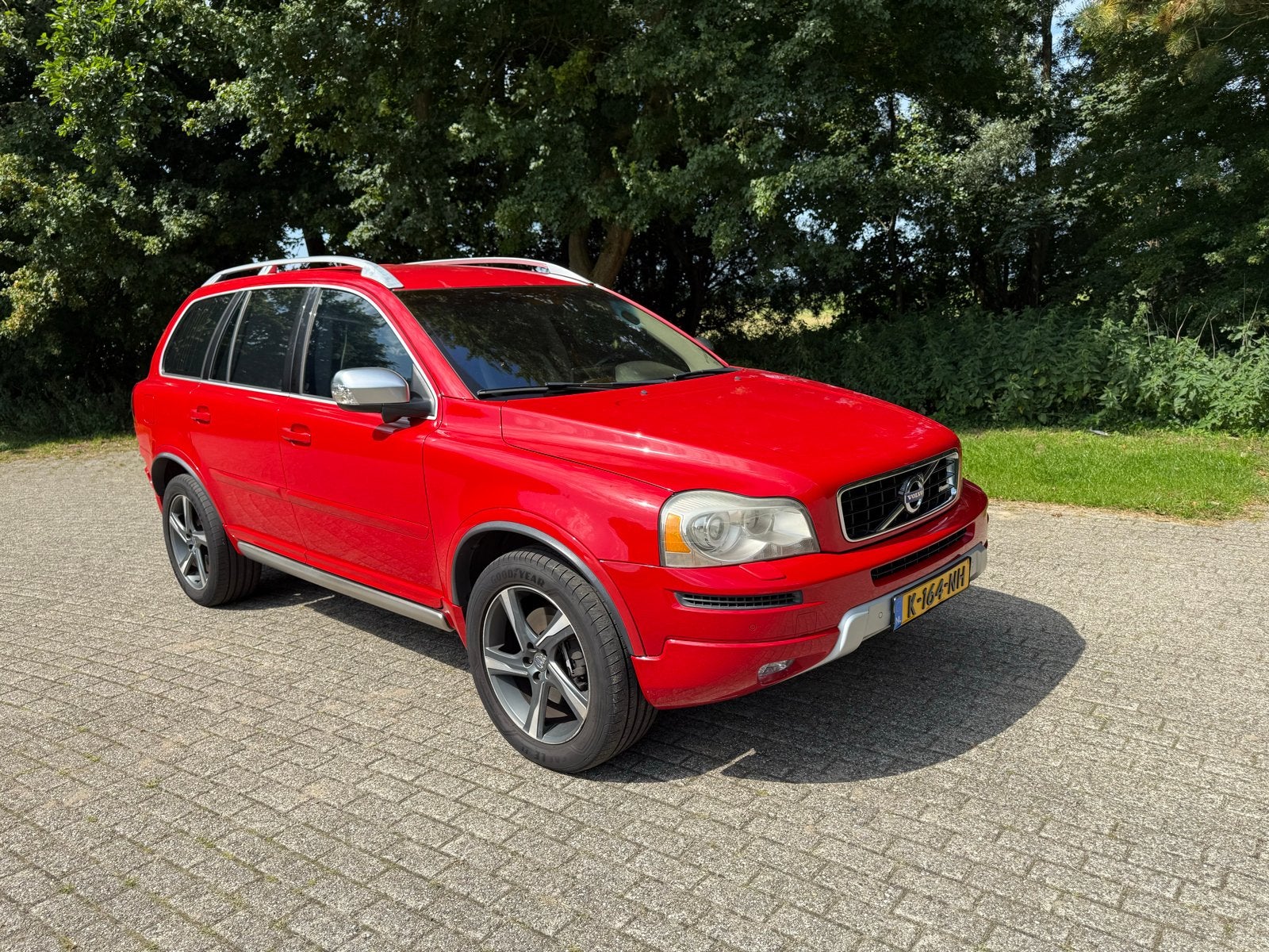 Volvo XC90 R-design 2013, Passion Red, 173.000km, 138 €/maand, 7 stoelen, Overige kleuren, Vierwielaandrijving