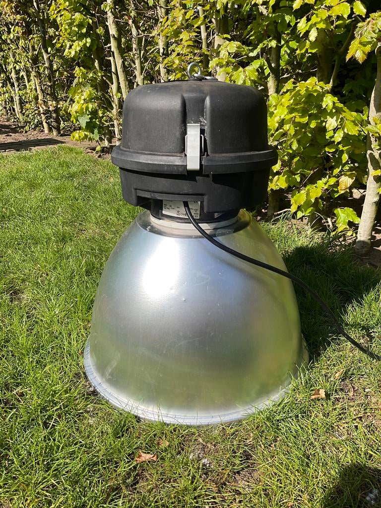 6 Industriële lampen met reserveonderdelen en gaslampen, Huis en Inrichting, Ophalen, Gebruikt, 60 watt of meer, Overige typen