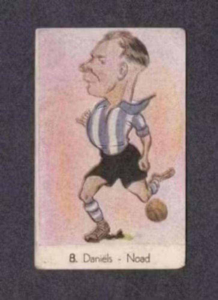 Voetbalplaatje Daniëls NOAD Tilburg 1949., Ophalen of Verzenden, Zo goed als nieuw