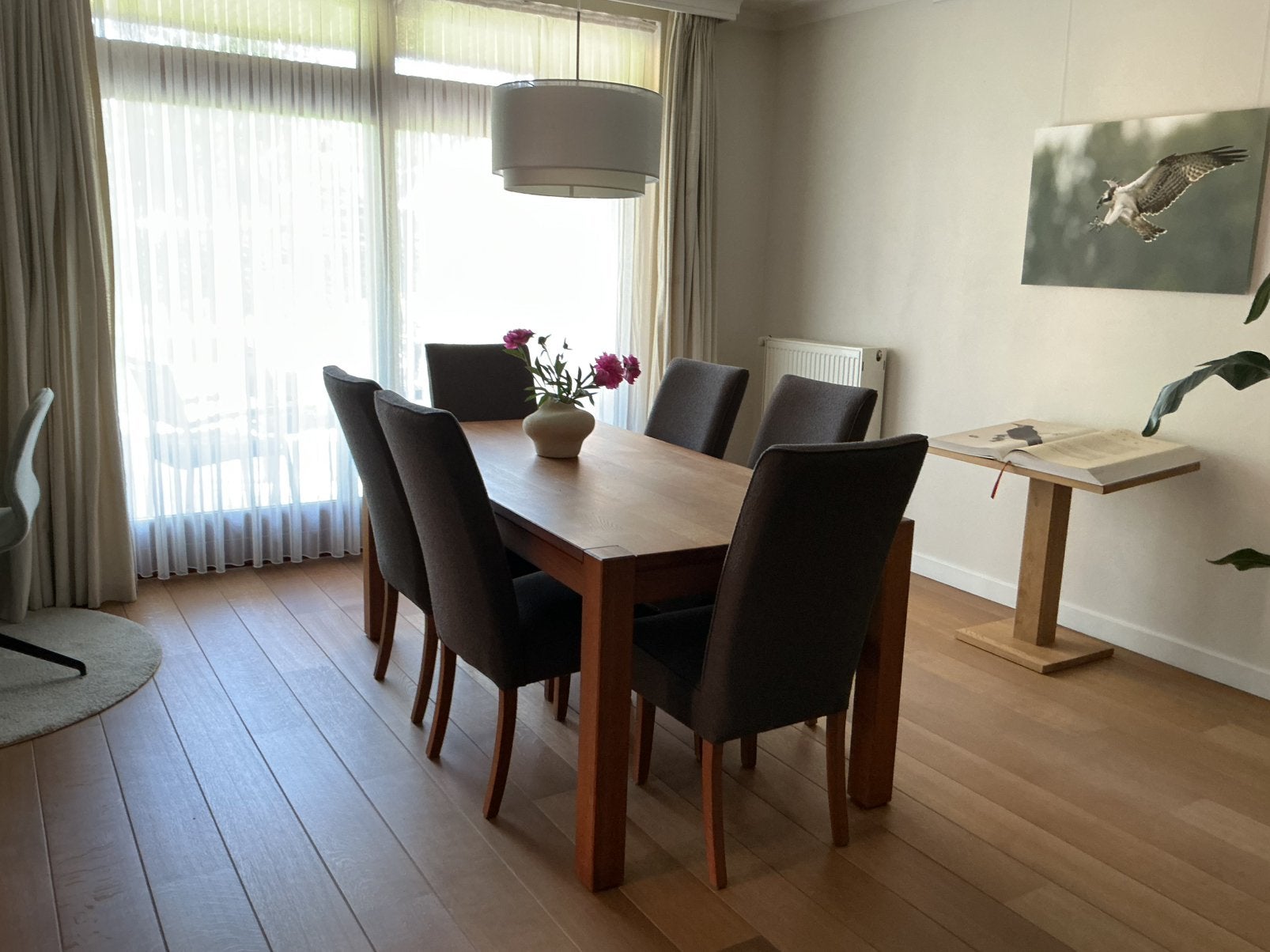 Eetkamerstoelen 6x (zonder de eettafel), Ophalen, Gebruikt, Grijs, Vijf, Zes of meer stoelen