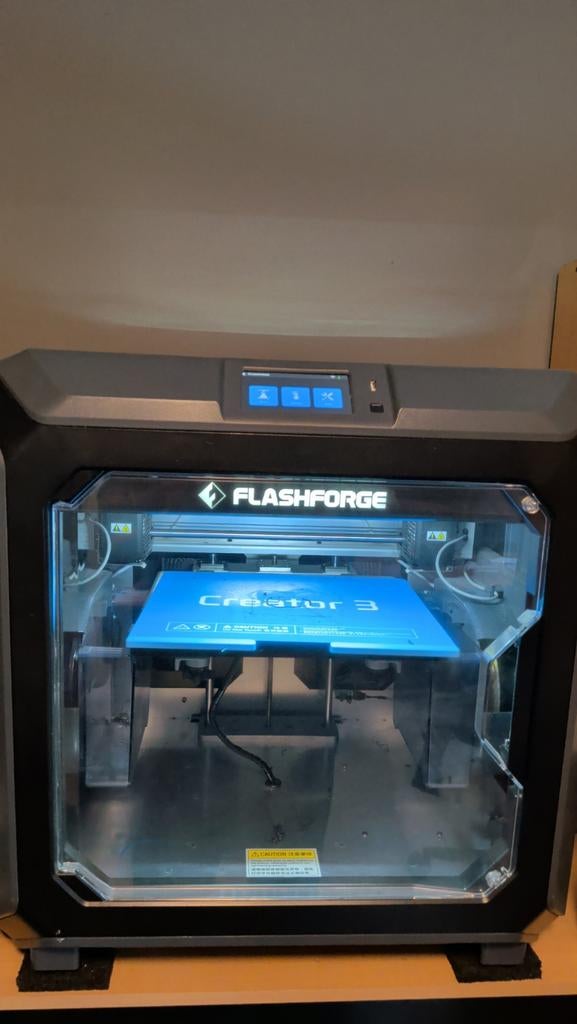 Flashforge Creator 3 3D-printer met extra filament, Ophalen