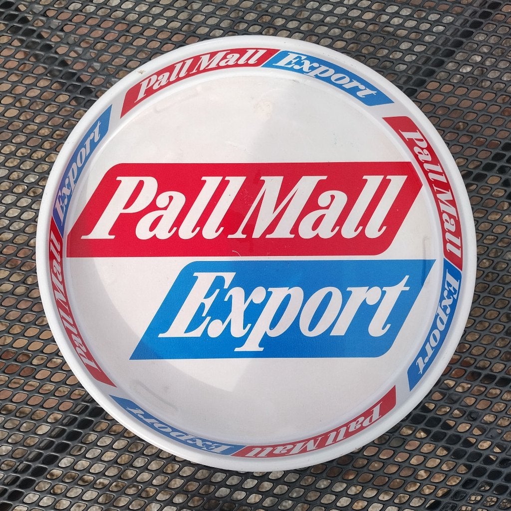 Vintage horeca dienblad Pall Mall Export, PME, Ophalen of Verzenden, Gebruikt, Gebruiksvoorwerp