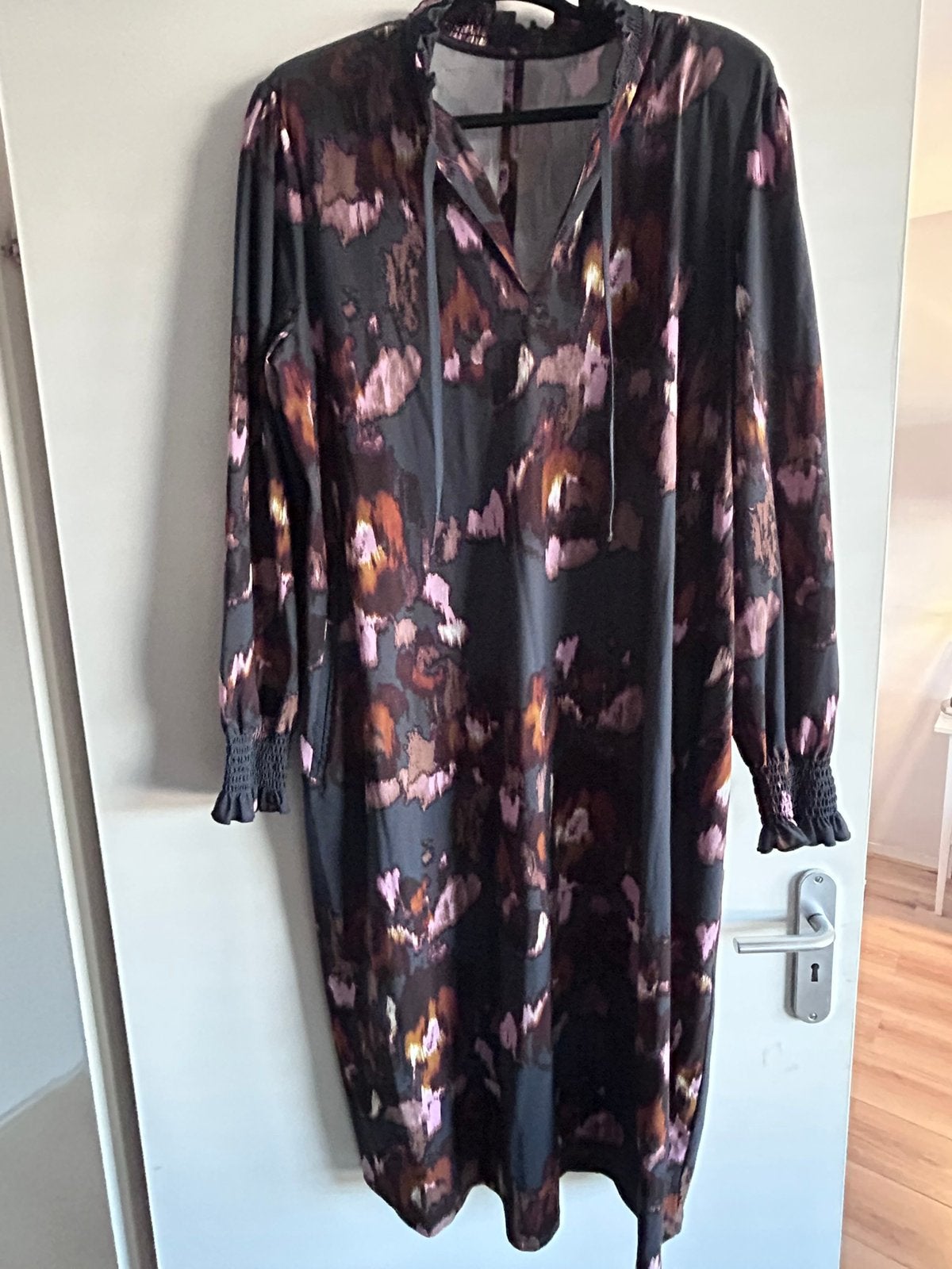 Plus Basics smock dress maat 46, Ophalen of Verzenden, Zo goed als nieuw, Grijs, Jurk