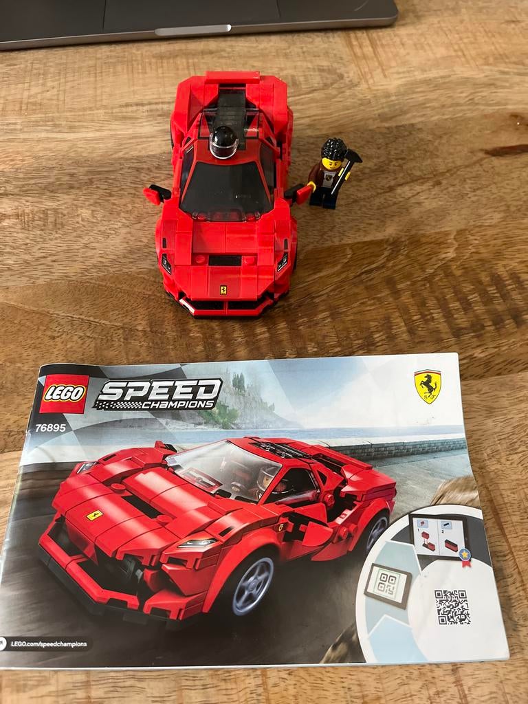 Lego Speed Champions Ferrari F8 Tributo 76895, Kinderen en Baby's, Speelgoed | Duplo en Lego, Ophalen, Zo goed als nieuw, Complete set