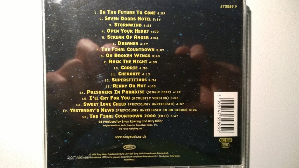 Europe - 1982 - 2000, Ophalen of Verzenden, Zo goed als nieuw, Poprock, Album
