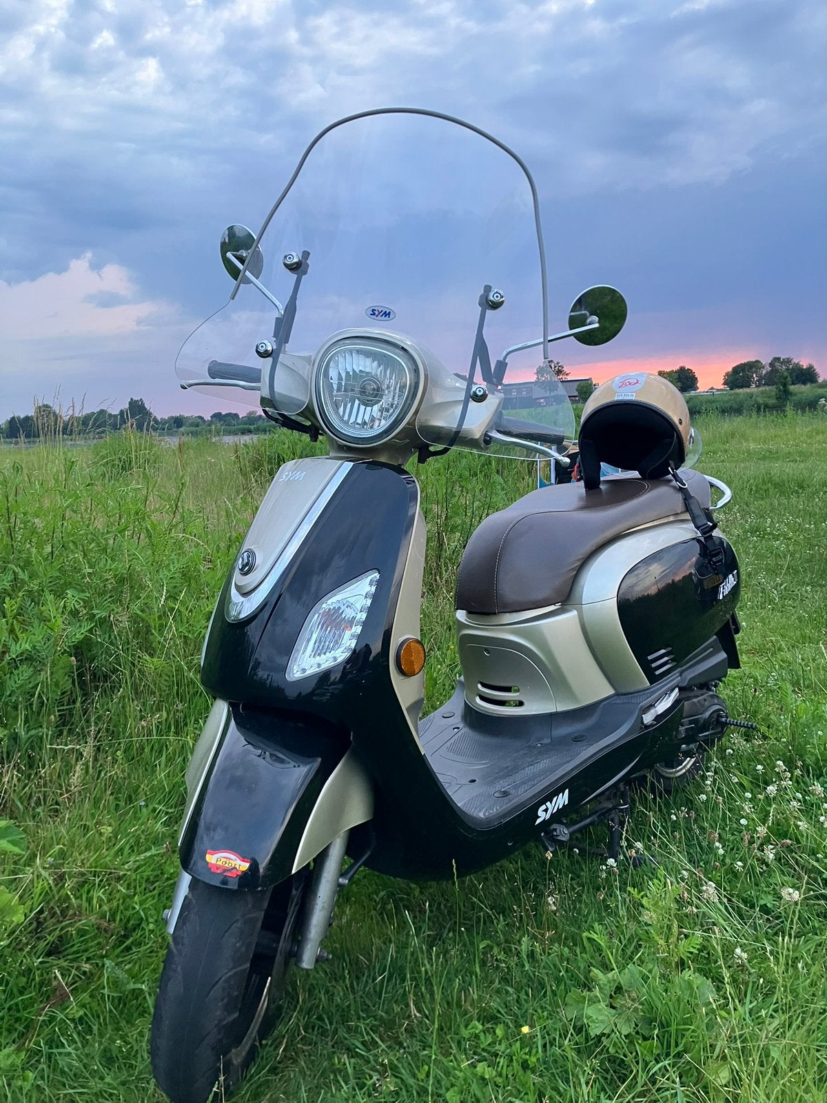 Unieke Scooter Sym Fiddle 3, Fietsen en Brommers, Scooters | SYM, Zo goed als nieuw, Fiddle, Maximaal 45 km/u, Benzine, Ophalen