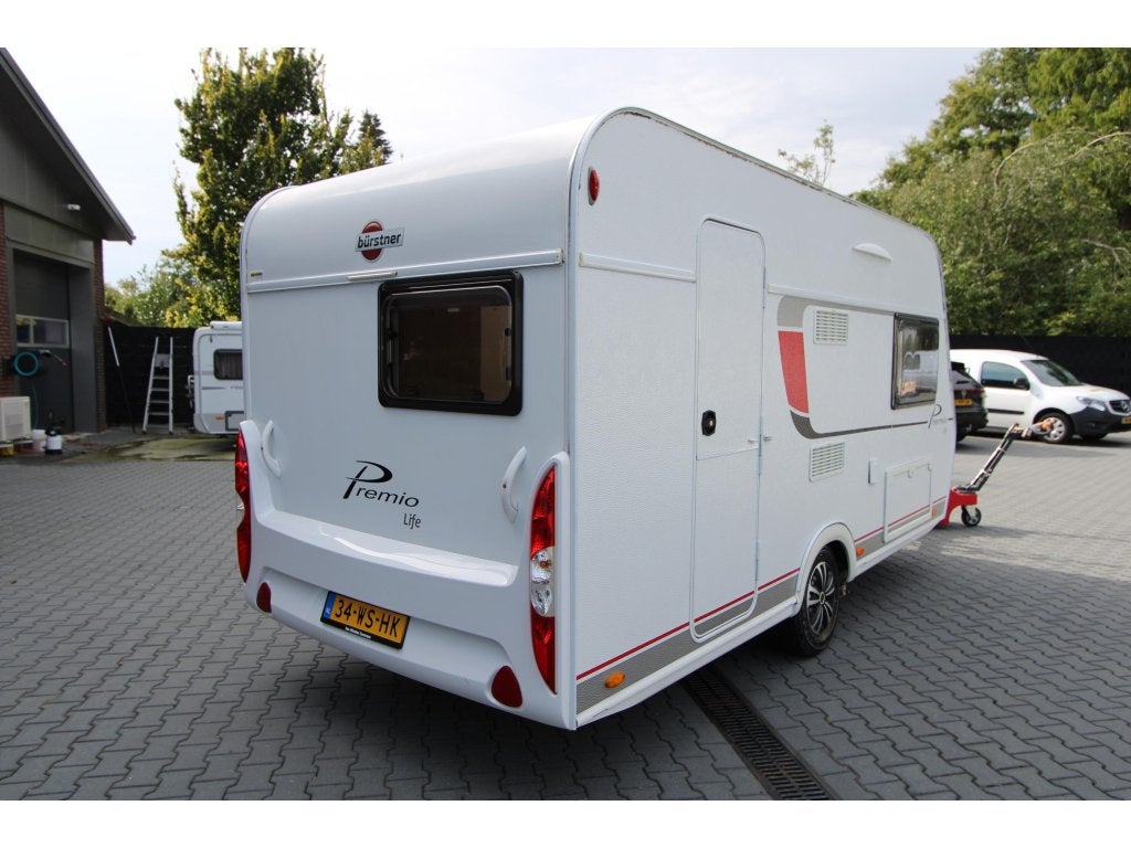 Bürstner Premio Life 420 TS voortent-Mover-Luifel, Caravans en Kamperen, Bedrijf, Bürstner, 4 tot 5 meter, Ringverwarming