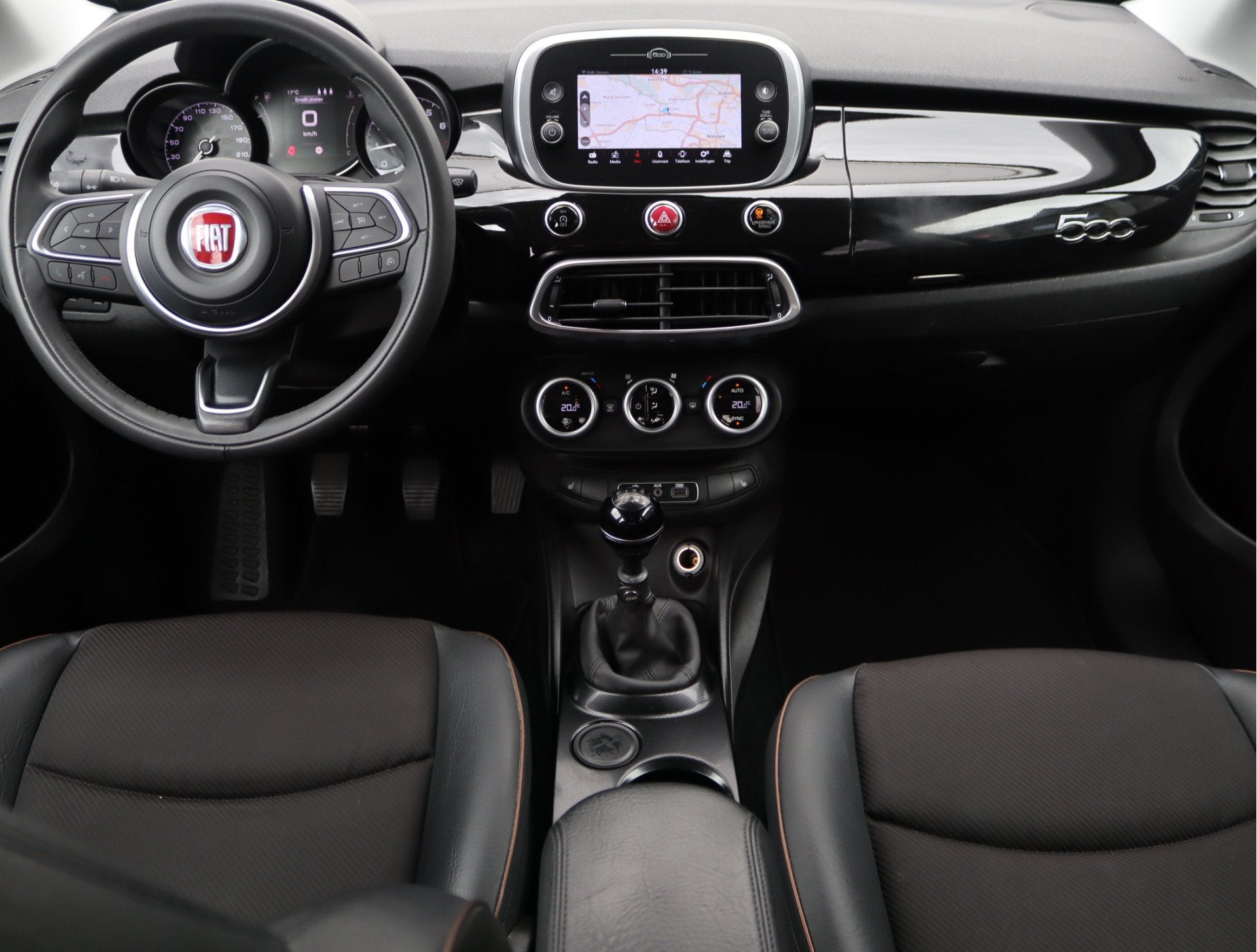 Fiat 500X 1.0 GSE Urban | Stoelverwarming | Navigatie | Came, Voorwielaandrijving, 12 maanden, Gebruikt, Zwart