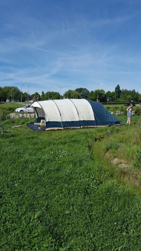 Katoenen tunneltent 6p, Ophalen, Gebruikt, Tot en met 6