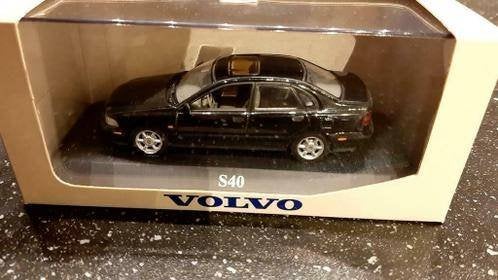 Minichamps Volvo S40 zwart 1996 grijs interieur, Hobby en Vrije tijd, Modelauto's | 1:43, Ophalen of Verzenden, Nieuw, Auto, MiniChamps