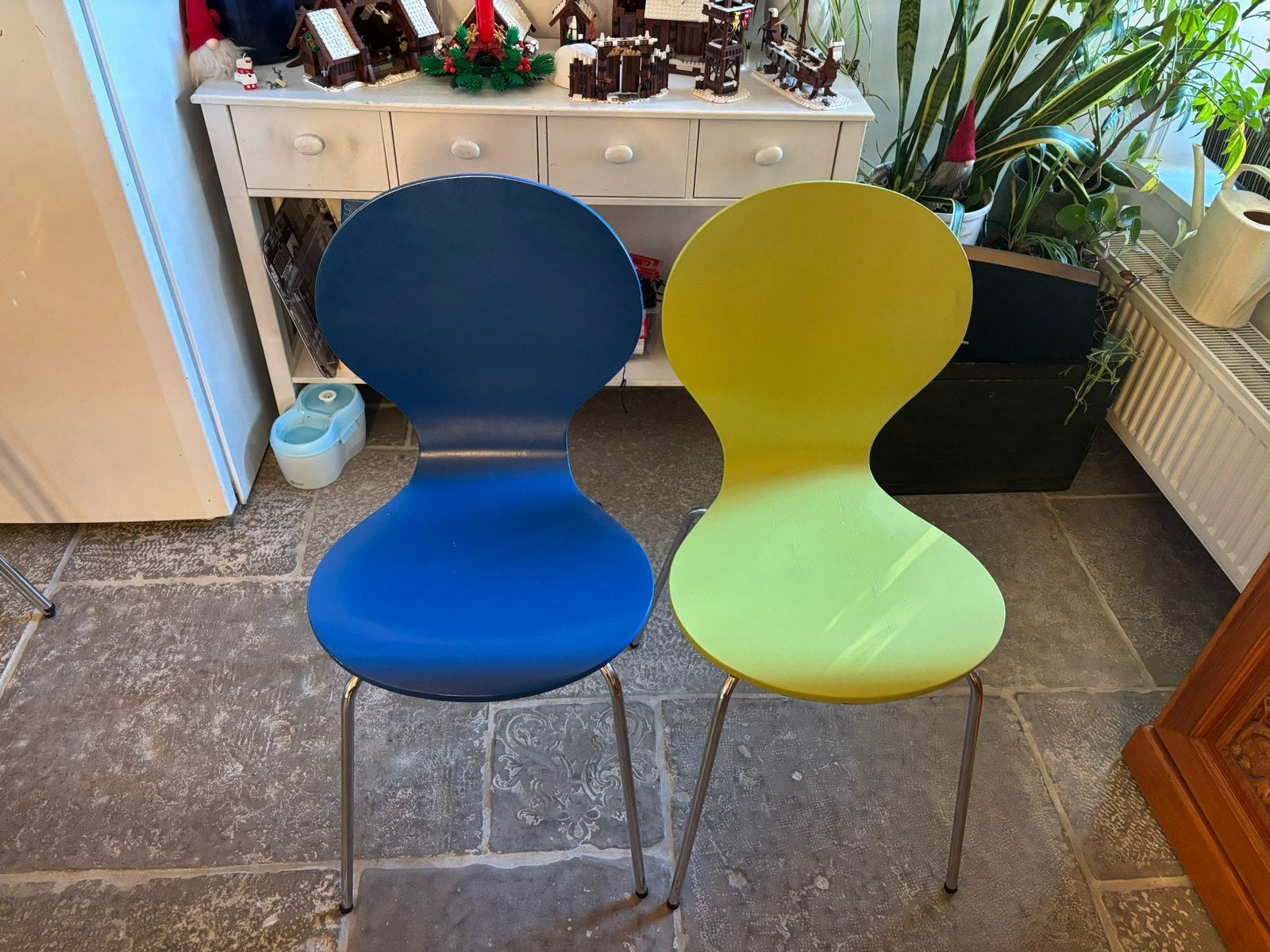 4 Tijdloze Vlinderstoelen in Diverse Kleuren, Ophalen of Verzenden
