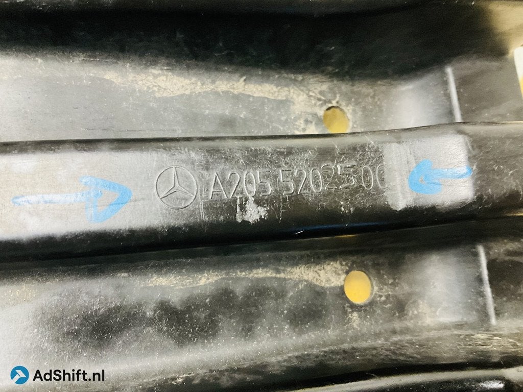 Onderplaat Mercedes W205 A205520500 Bumperlip 2-L3D-4917z
