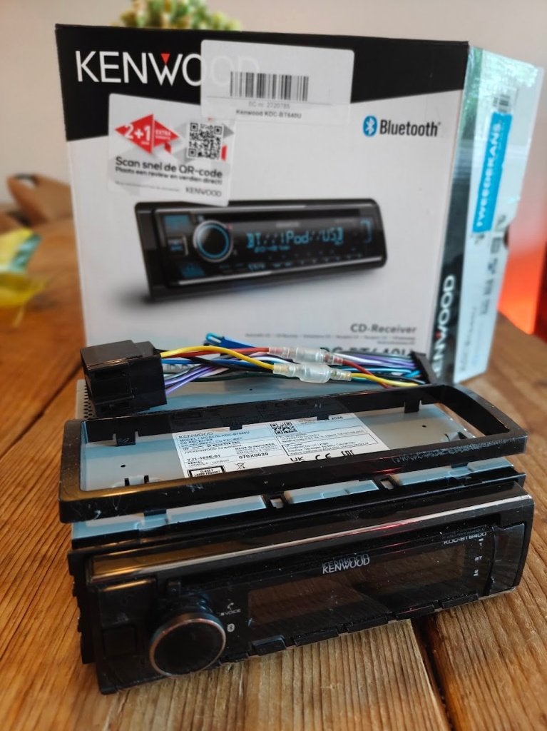 Kenwood KDC-BT640U autoradio met Bluetooth, USB, Ophalen of Verzenden, Gebruikt