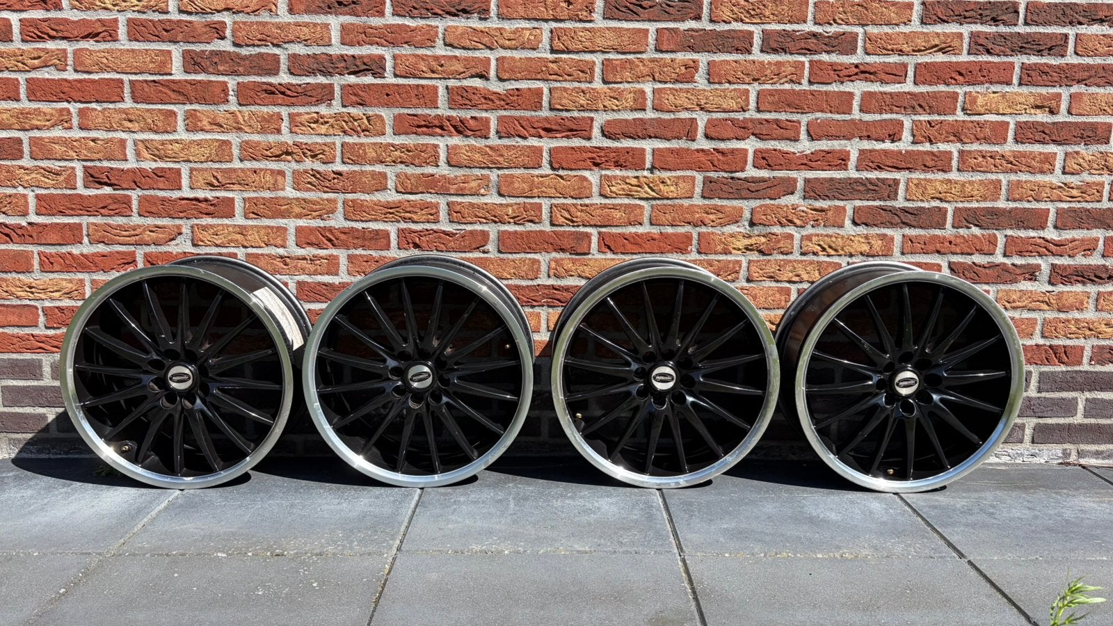 Team dynamics set 17inch 4x100, Auto-onderdelen, Gebruikt, Banden en Velgen, 17 inch, 205 mm