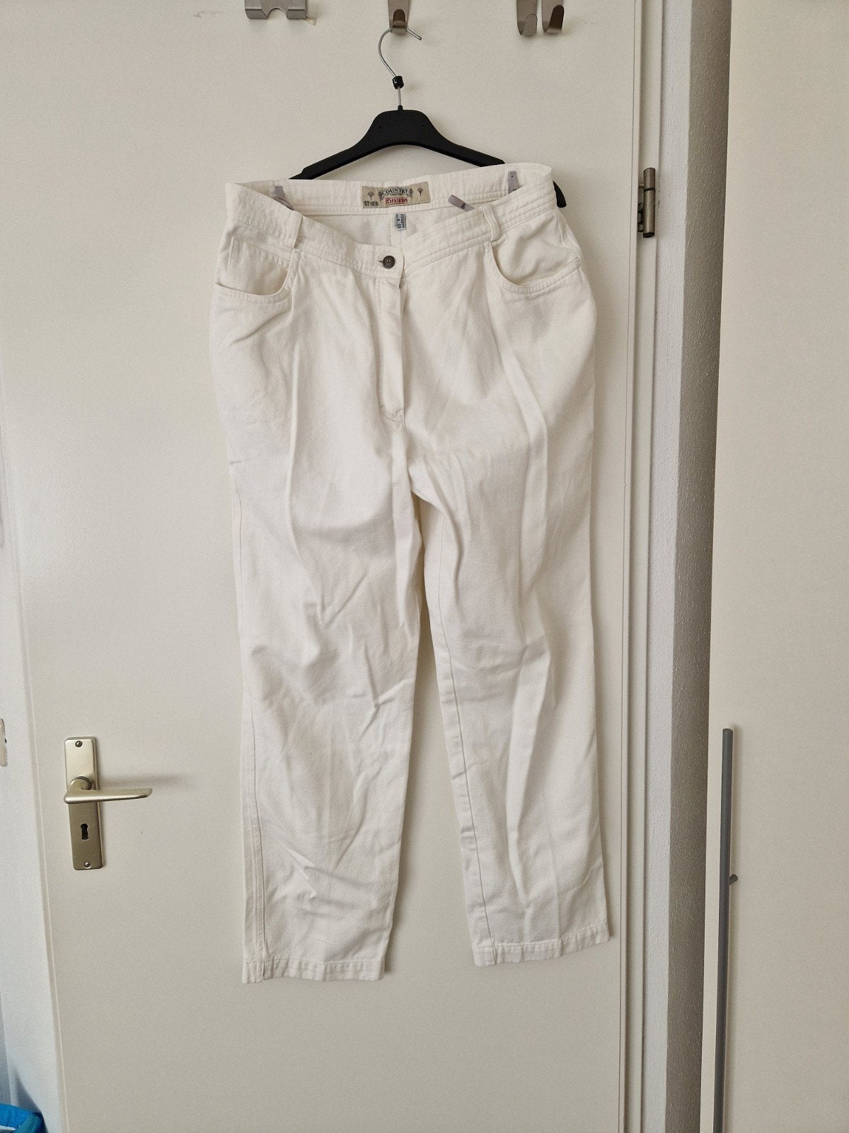Witte spijkerbroek HS Fashion, maat 46/48 (XL), HS Fashion, Wit, Maat 46/48 (XL) of groter, Nieuw