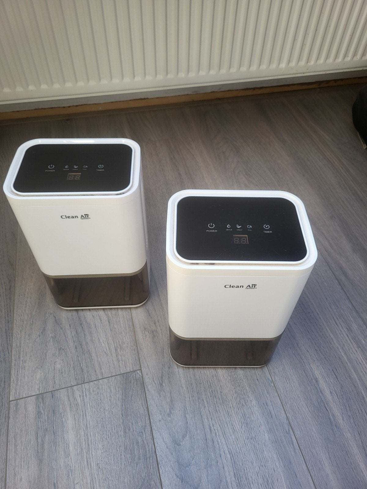 Set van 2 Clean Air Optima CA-703 ontvochtigers, Ophalen, Zo goed als nieuw, Luchtreiniger
