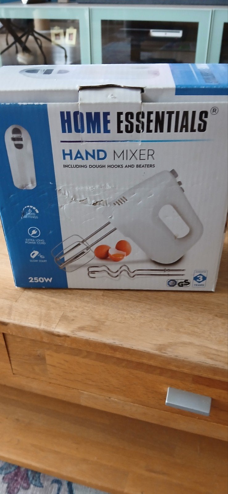 handmixer, Minder dan 1 liter, Ophalen of Verzenden, Zo goed als nieuw, 3 snelheden of meer