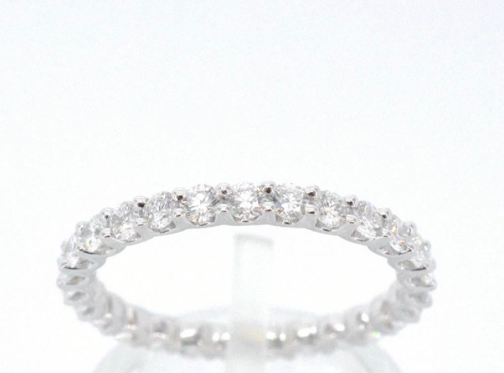 Mooie 18k witgouden alliance ring te koop, Sieraden, Tassen en Uiterlijk, Ringen, Wit, Nieuw, Ophalen of Verzenden, 17 tot 18