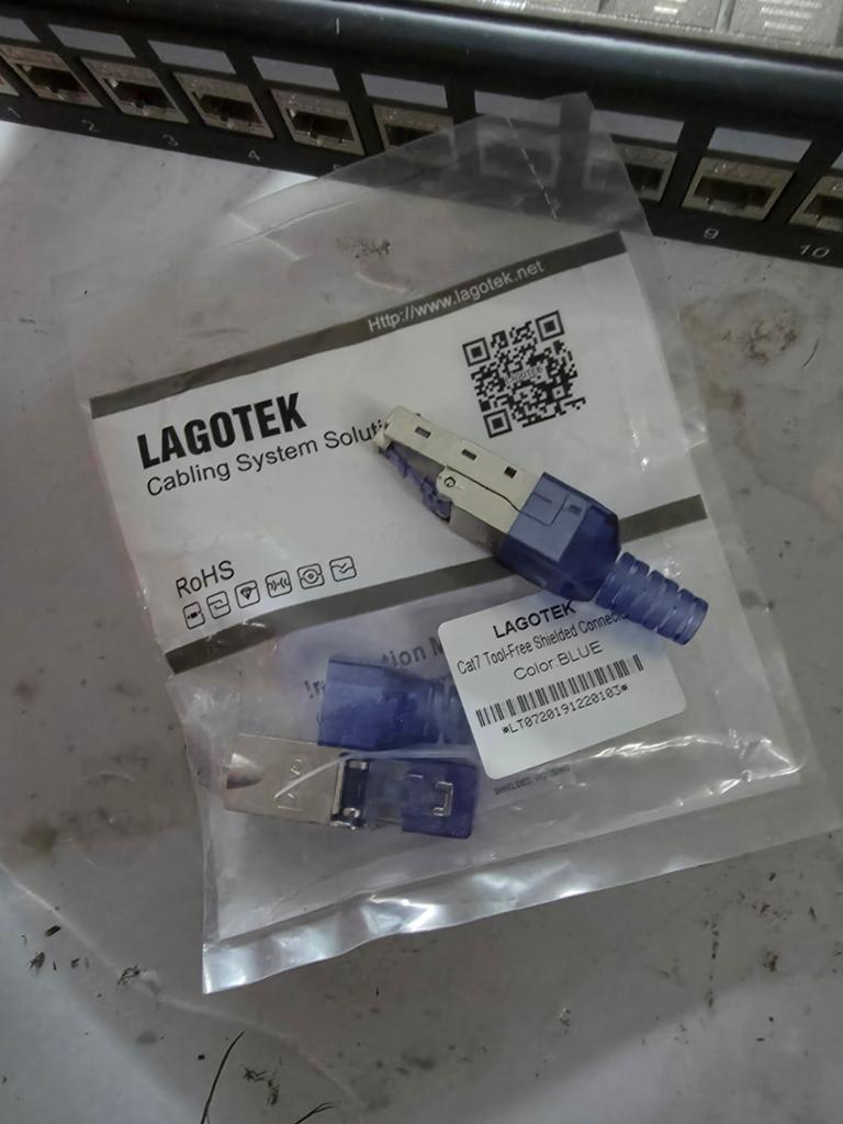 Cat 7stftp rj 45  keystone ,stekkers en patchpaneel, Ophalen of Verzenden