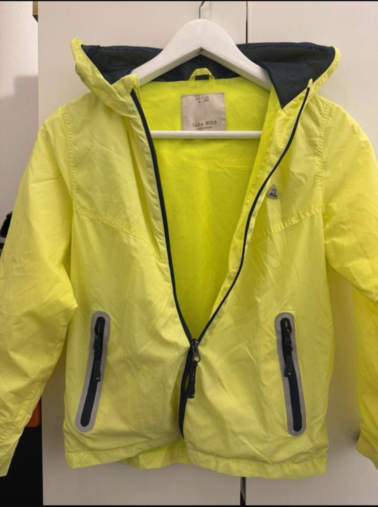 Neongele Zara Boys Windjack, Ophalen of Verzenden, Nieuw, Jongen, Jas
