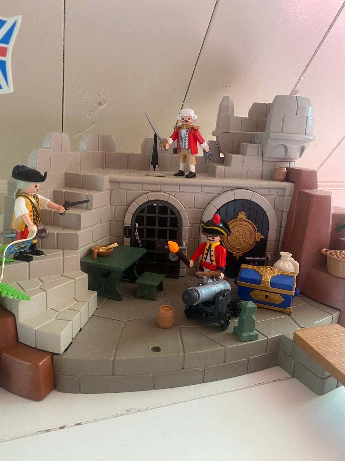 Playmobil Britse soldatenvesting nummer 5139, Kinderen en Baby's, Speelgoed | Playmobil, Gebruikt, Complete set, Kasteel/Fort