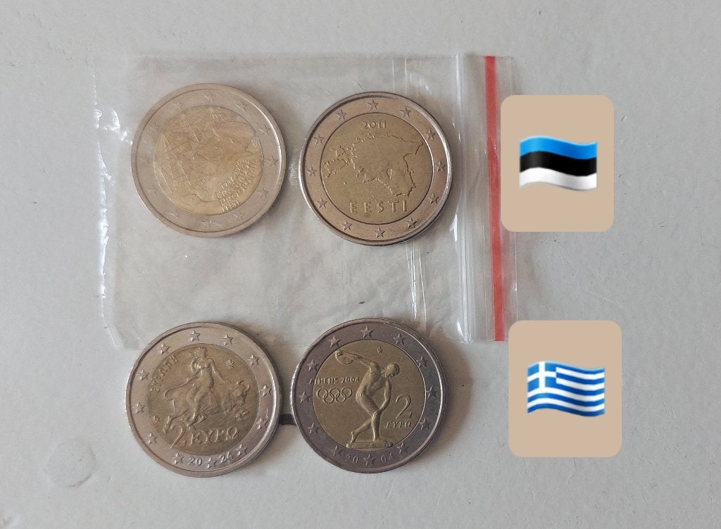2 euromunten ruilen, Postzegels en Munten, Ophalen of Verzenden, Overige landen, 2 euro, Losse munt