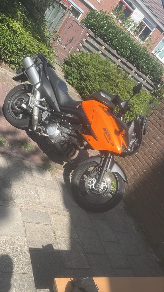 Kawasaki KLV 1000, Motoren, Motoren | Honda, Particulier, Toermotor, 12 t/m 35 kW, 2 cilinders, Motorrijbewijs A, Handgeschakeld