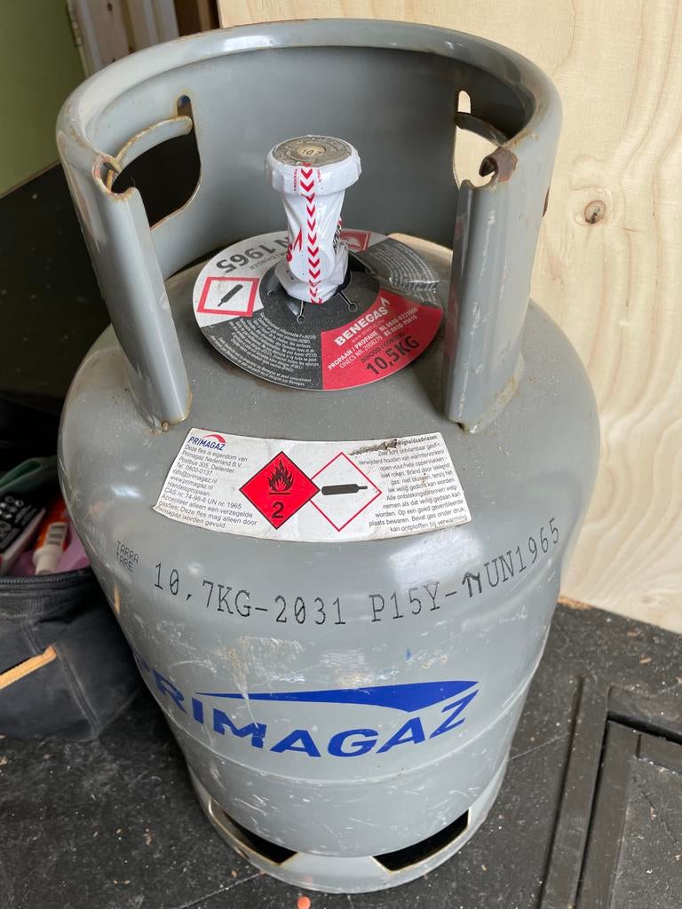 Primagas propaan 10,5 kg (vol met seal) ophalen in Langweer, Ophalen, Zo goed als nieuw
