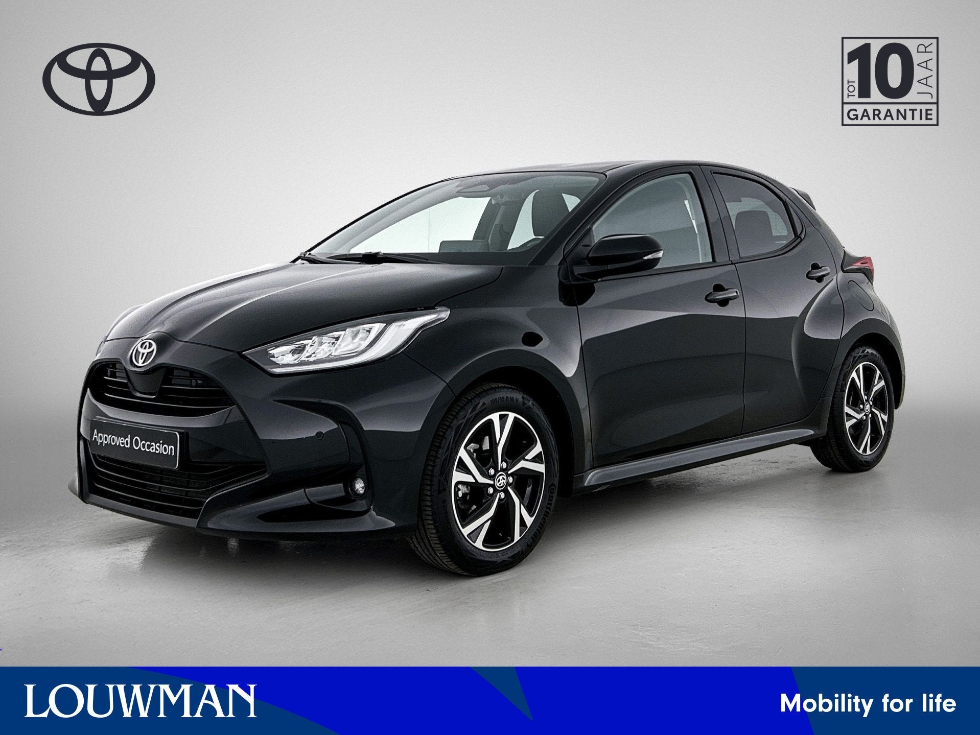 Toyota Yaris 1.5 Hybrid 115 Dynamic + Comfort Pack | DEMO &, 12 maanden, Euro 6, Automatische klimaatregeling, Zwart