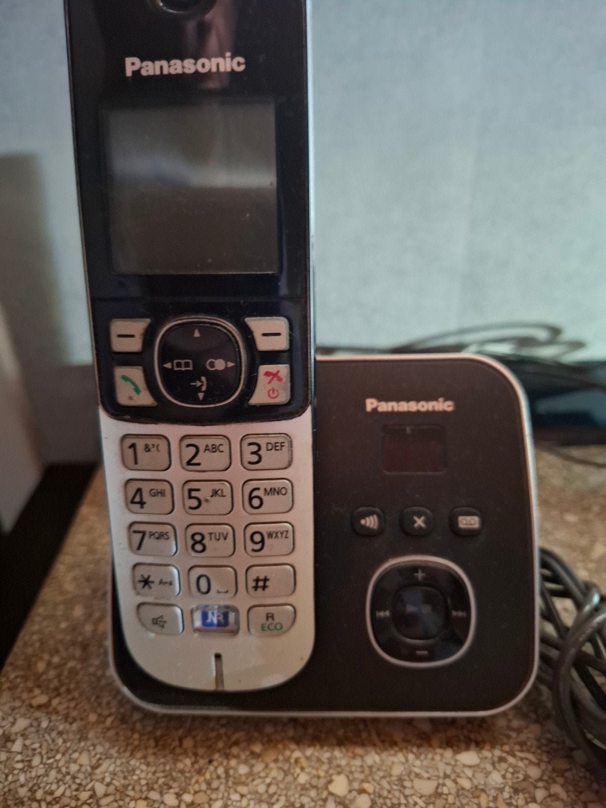 Panasonic draadloze huistelefoon met basisstation, Ophalen of Verzenden, Gebruikt, 1 handset
